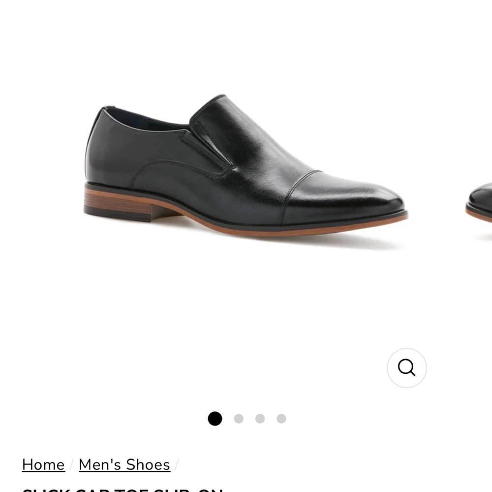 Perry Ellis Classic Black Slip-On Loafers